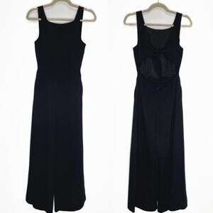 Aritzia Wilfred Ecoulement Sleeveless Cropped Wide Leg Tie Back Jumpsuit Size 2